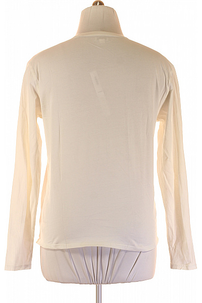 U.S.POLO ASSN. Jednoduché Pánské Tričko Bílé Vel. L