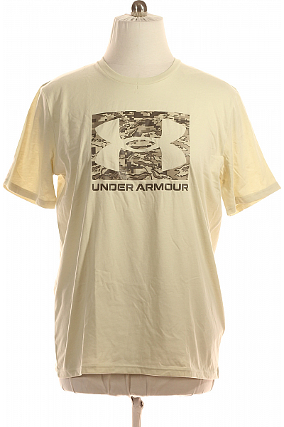 UNDER ARMOUR Sportovní Pánské Tričko Béžové Vel. XL