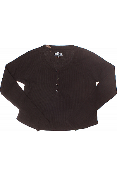 Dámské Tričko Černé Hollister Vel. XXS