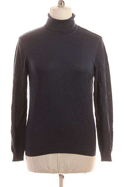 MAERZ Dámský Rolák Vlněný Modrý Vel. 50