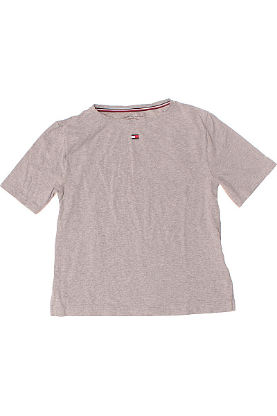 Jednoduché Dámské Tričko Šedé TOMMY HILFIGER Vel. S