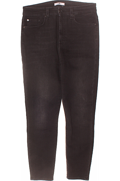 Boyfriend Dámské Džíny Černé 7 For All Mankind Vel. 30