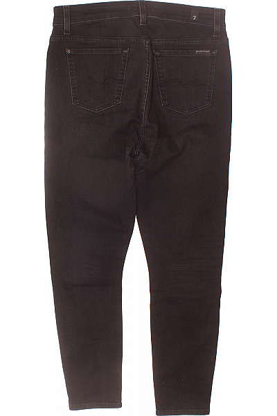 Boyfriend Dámské Džíny Černé 7 For All Mankind Vel. 30