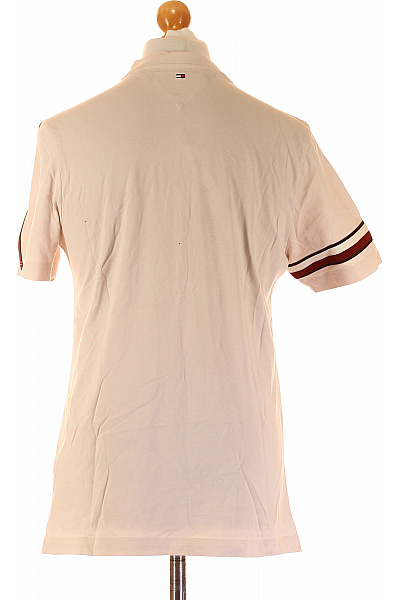 Jednoduché Pánské Tričko Béžové TOMMY HILFIGER Vel. M