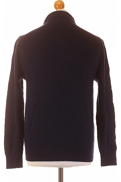 Pánský Svetr Meriný Modrý Vel. XL