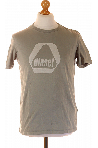 DIESEL Pánské Tričko Šedé Vel. L