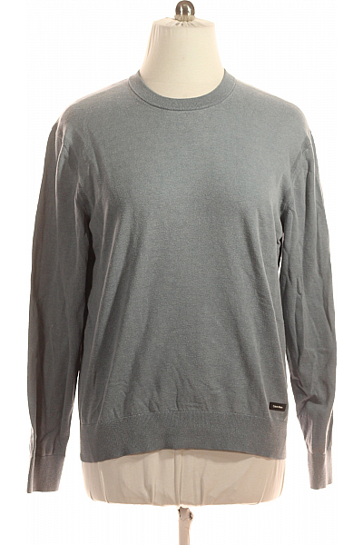 Pánský Svetr Modrý Calvin Klein Second Hand Vel. XL