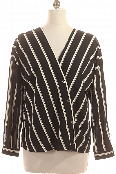 Dámská Košile Černobílá Vel. 40