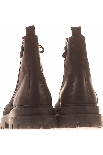 Dámské Kotníkové Boty Kožené Černé Copenhagen Shoes Vel. 41