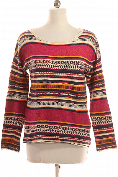 Dámský Pulovr Barevný Second Hand Vel. M