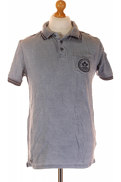 Pánské Tričko Modré Vel. M