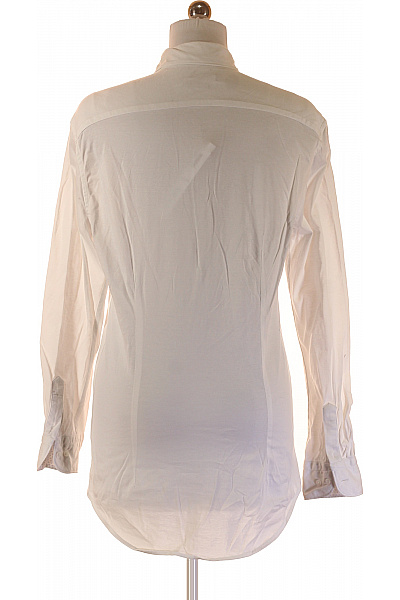 TOMMY HILFIGER Pánská bílá košile s dlouhým rukávem slim fit elegantní Velikost 39 | TOMMY HILFIGER | obrázek 3