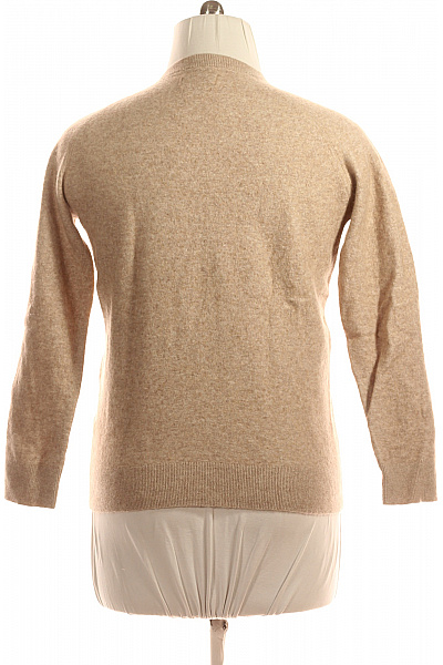 Dámský Pulovr Vlněný Béžový S.OLIVER Vel. XL