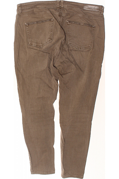 Dámské Kalhoty Rovné Zelené Cartoon Second hand Vel. 44