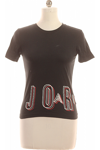 Nike Dámské Tričko s Potiskem Černé Vel. M