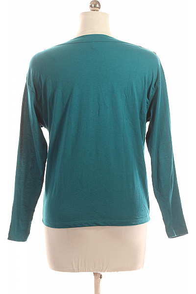 Jednoduché Dámské Tričko Modré Moodo Vel. M