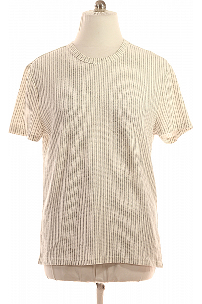 Pánské Tričko Bílé Primark Vel. L