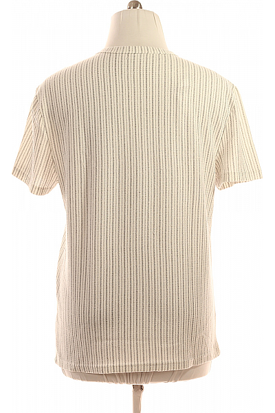 Pánské Tričko Bílé Primark Vel. L