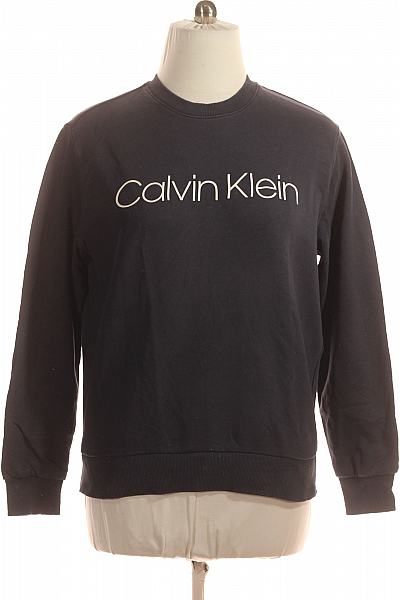 Calvin Klein Pánská Mikina Modrá Vel. L
