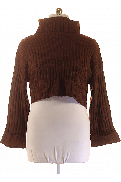 Dámský Svetr Hnědý Second Hand Vel. XL