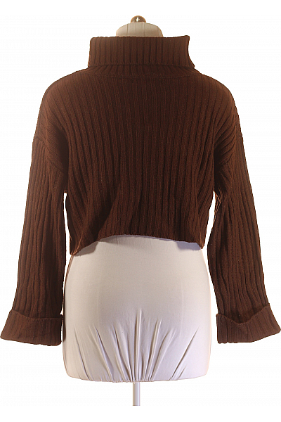 Dámský Svetr Hnědý Second hand Vel. XL