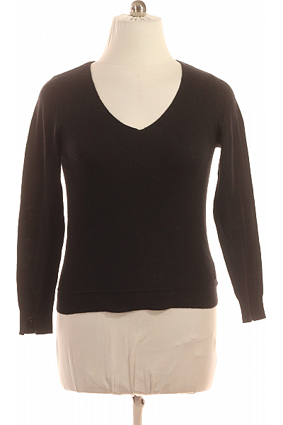 Dámský Pulovr Kašmírový Černý Vel. L