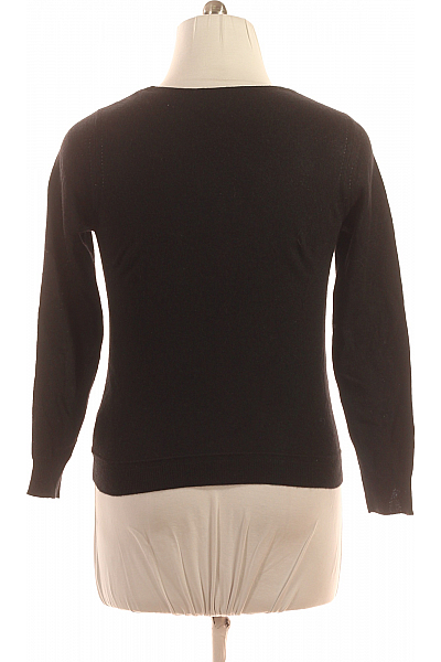 Dámský Pulovr Kašmírový Černý Vel. L