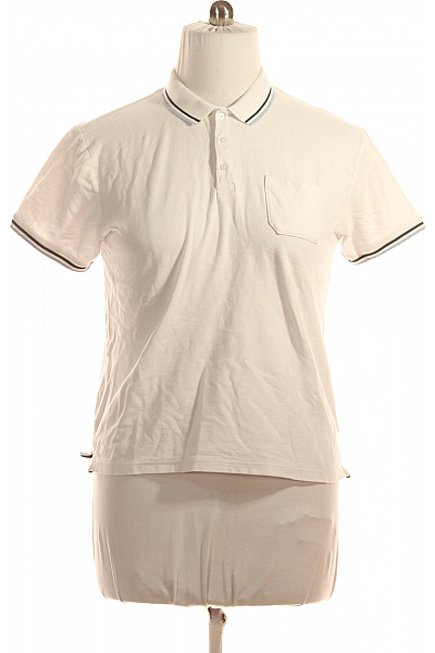 BRAVE SOUL Pánské Tričko Bílé Second Hand Vel. L