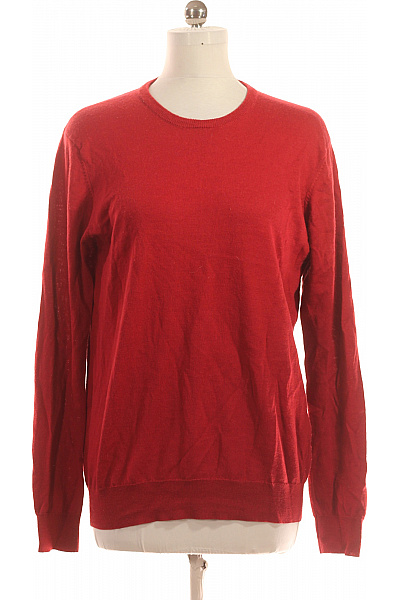 Pánský Svetr Vlněný Červený Carrera Vel. L