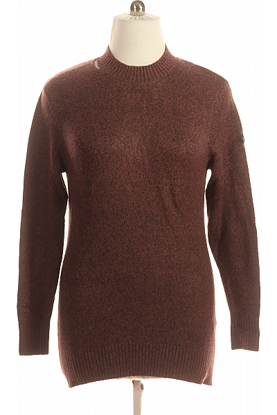 NO EXCESS Pánský Svetr Vínový Vel. L