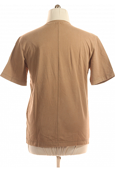 Jednoduché Pánské Tričko Hnědé Hugo Boss Second hand Vel. L