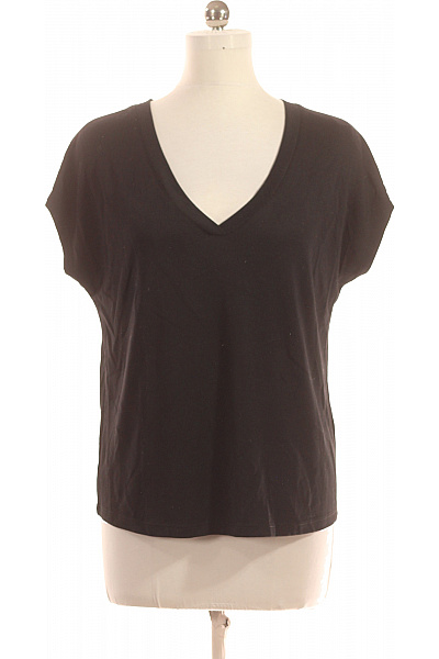 Jednoduché Dámské Tričko Černé Vel. M