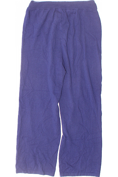 LAST Teplé Dámské Kalhoty Kašmírové Modré Vel. 40