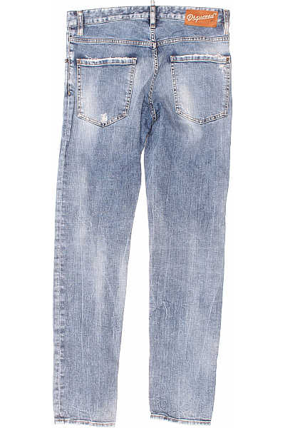 DESIGUAL Roztrhané Pánské Džíny Modré Vel. 48