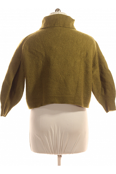 Dámský Svetr Vlněný Zelený S.OLIVER Second hand Vel. 46