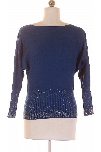 Dámský Svetr Modrý Second Hand