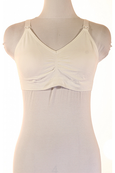 SAISEI Dámská kojící bezešvá hladká podprsenka bílá | SAISEI | obrázek 2