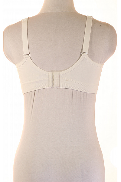 SAISEI Dámská kojící bezešvá hladká podprsenka bílá | SAISEI | obrázek 3