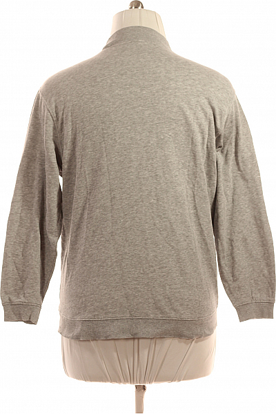 Jednoduché Pánské Tričko Šedé Second hand