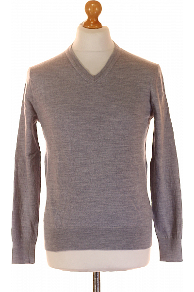  Halenka Pletená Meriná Šedá Vel. L