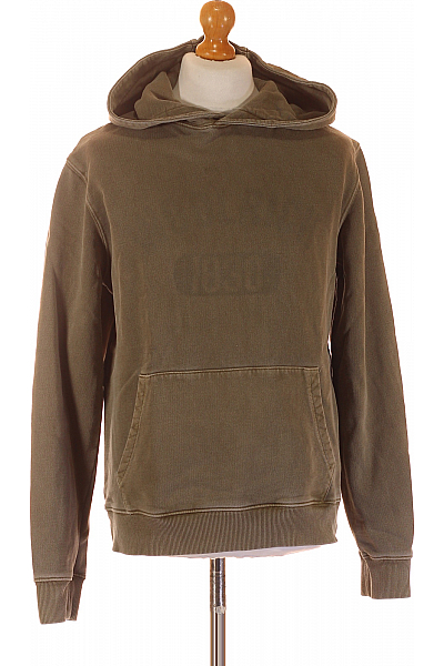 Woolrich Pánská Mikina Bez Zapínání Khaká Vel. M