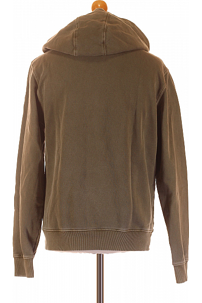 Woolrich Pánská Mikina Bez Zapínání Khaká Vel. M