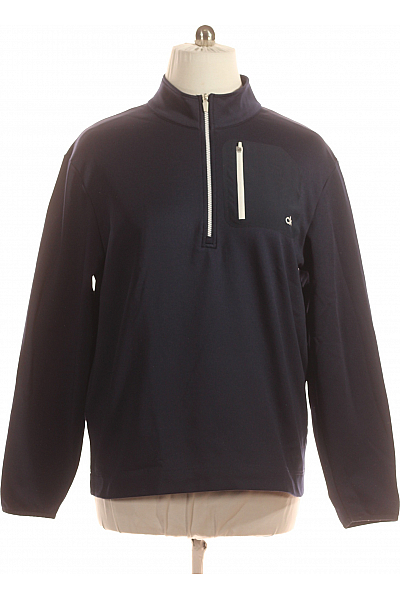 Calvin Klein Pánská Mikina Modrá Vel. XXL