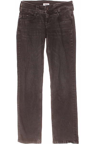 Pepe Jeans Dámské Džíny Černé Second Hand Vel. 29/34