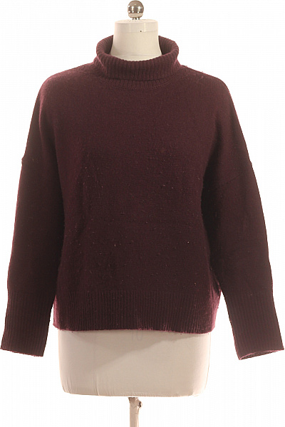 Dámský Svetr Vlněný Fialový Vel. M