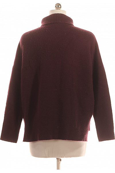 Dámský Svetr Vlněný Fialový Vel. M