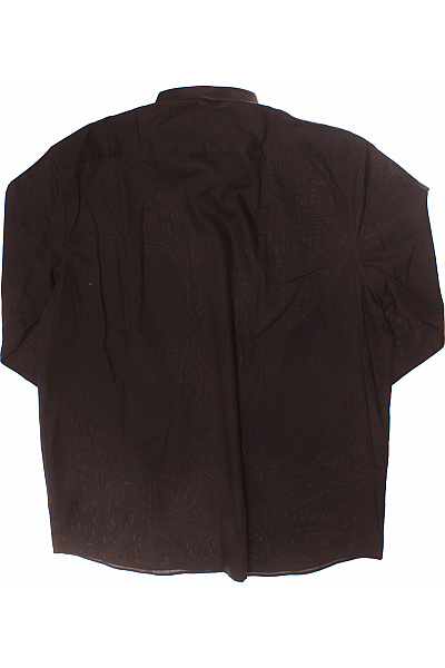 ETERNA Pánská Košile Jednobarevná Černá Vel. 43