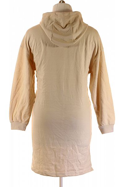  Mikinové Šaty Béžové Second hand Vel. XL