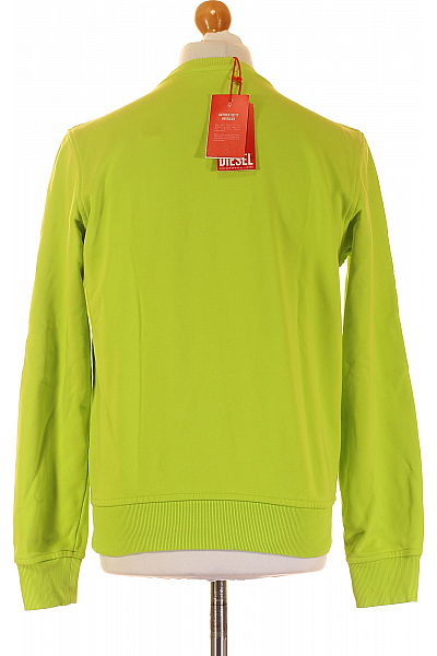 DIESEL Pánská Mikina Zelená Second hand Vel. S