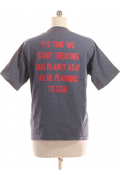 Dámské Tričko Modré Knowledge Cotton Apparel Vel. M